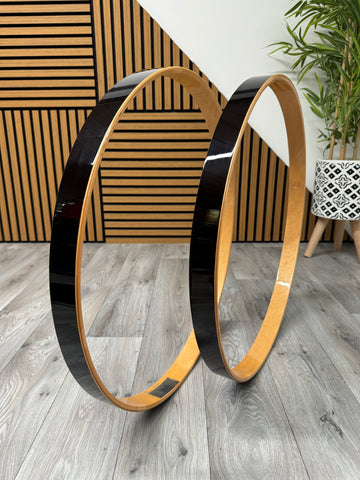 Mapex Meridian Maple Bass Drum 22” Wooden Hoops Rims Hardware #OG38