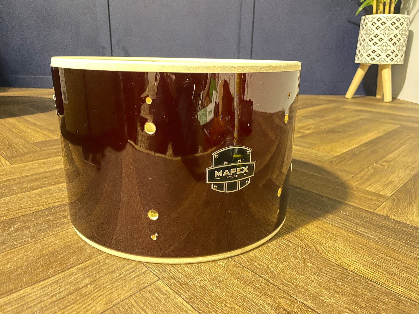 Mapex Storm Tom Drum Shell 12”x8” Bare Wood Project #KK65