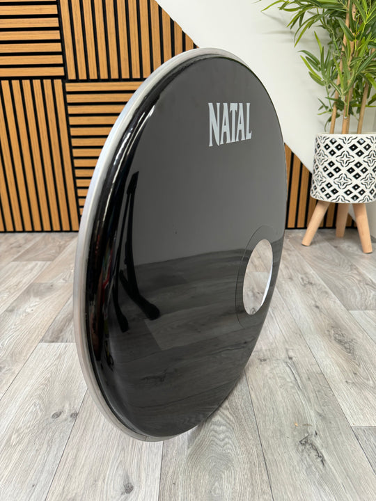 Natal Resonant Bass 20" Drum Head / Black #OG41