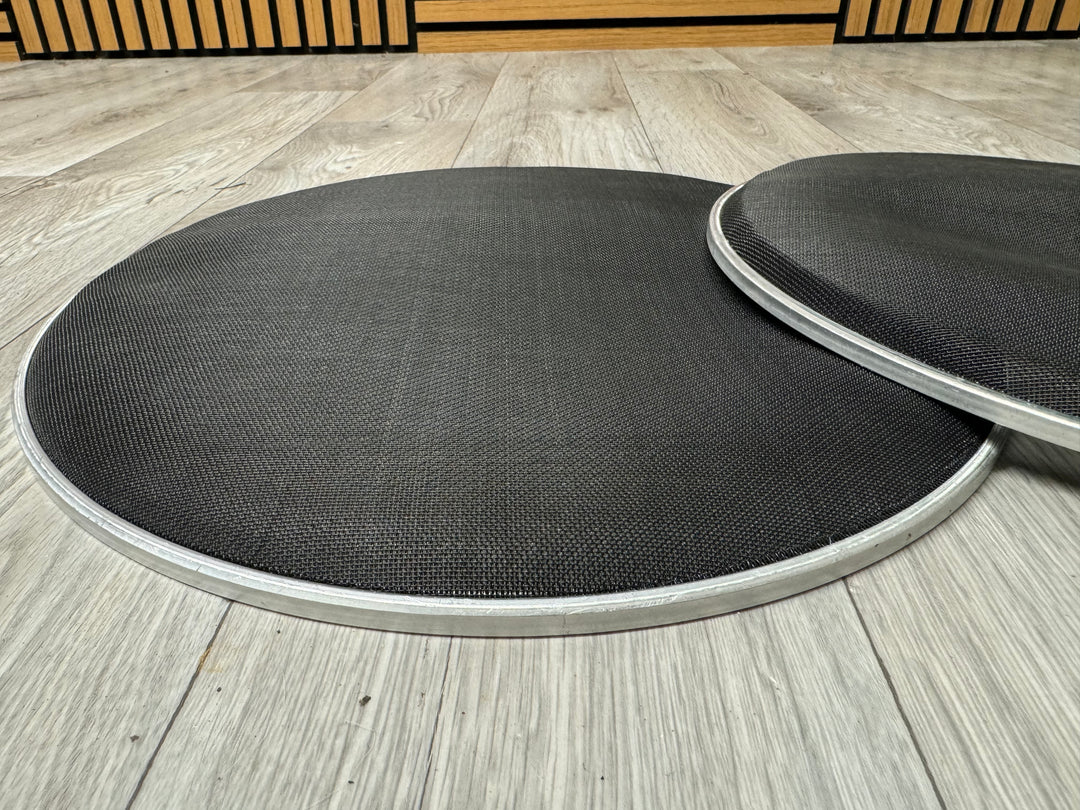 Mesh Tom Drum Heads Set Of 3 / Fusion Size / Silent Heads #OX14