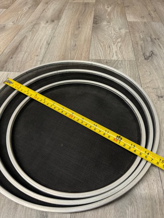 Mesh Tom Drum Heads Set Of 3 / Fusion Size / Silent Heads #OX14