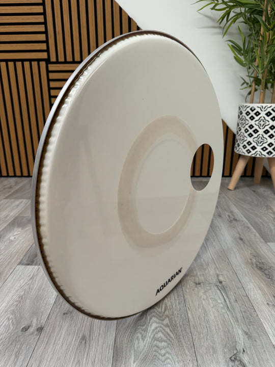 Aquarian Resonant Bass 20" Drum Head / White #OG44