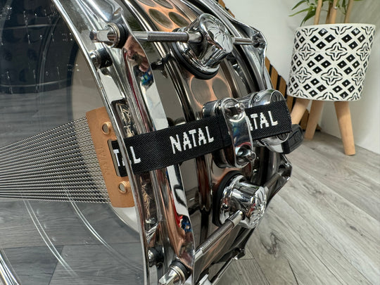 Natal Hammered Beaded Snare Drum 14” x 7” / 10-Lug / Steel #WK56