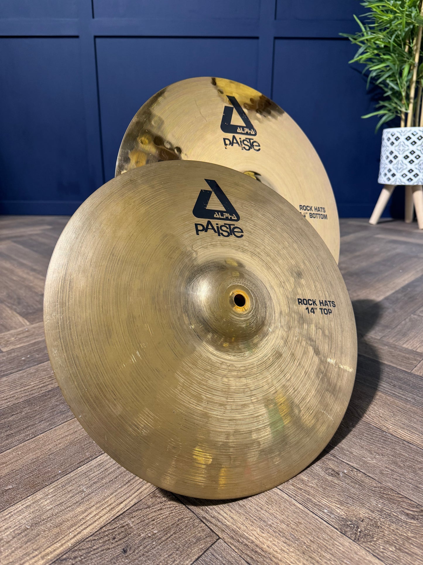 Paiste Alpha Rock Hi Hats 14”/35cm Cymbals (Pair) #MY7