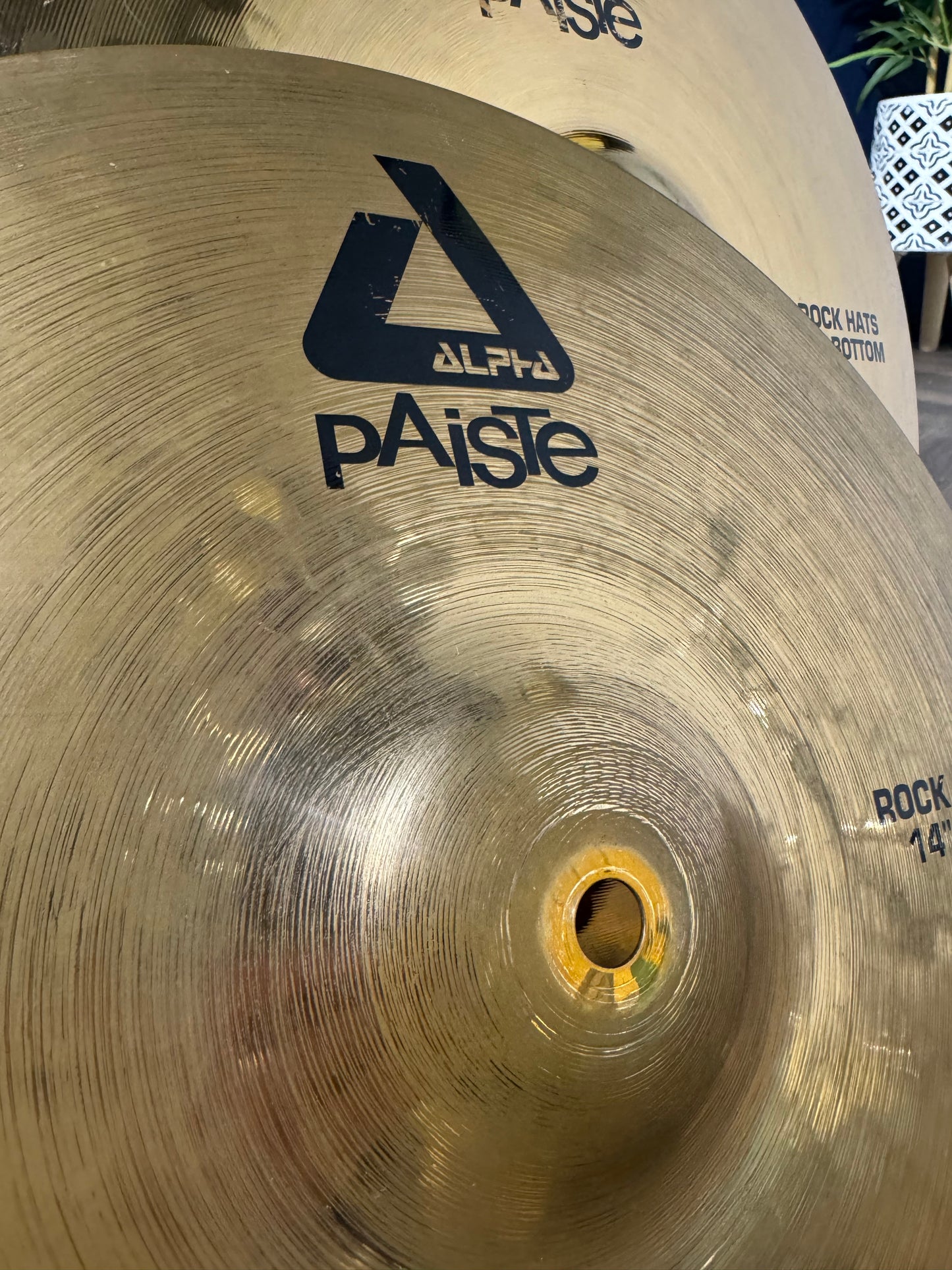 Paiste Alpha Rock Hi Hats 14”/35cm Cymbals (Pair) #MY7