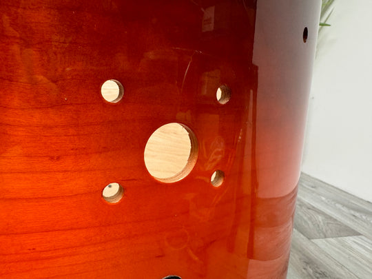 Mapex Meridian Maple Bass Drum Shell 22”x17.5” Bare Wood Project #OG46