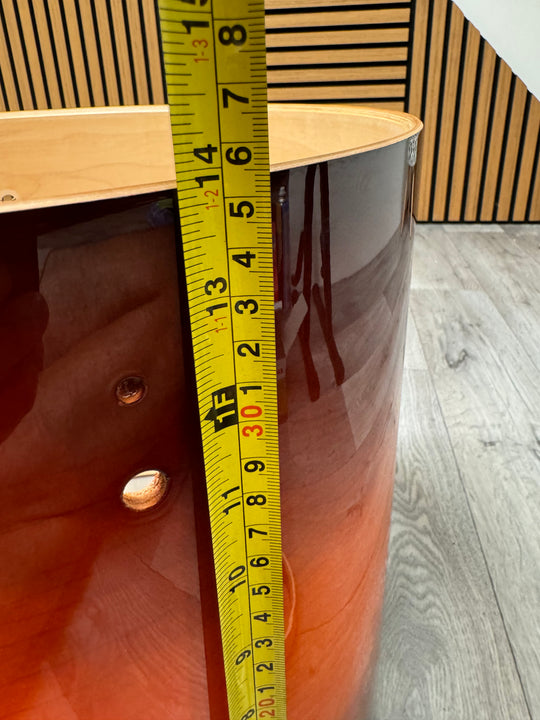 Mapex Meridian Maple Floor Tom Drum Shell 14”x14” Bare Wood Project #OG49