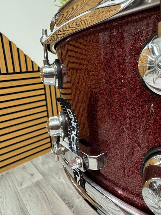 Natal Arcadia Snare Drum 14” x 6.5” / 8-Lug / Red Sparkle #OX27