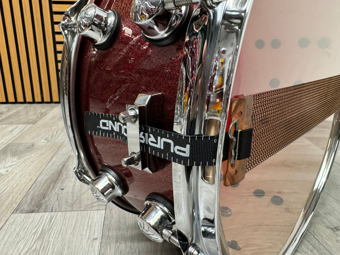 Natal Arcadia Snare Drum 14” x 6.5” / 8-Lug / Red Sparkle #OX27