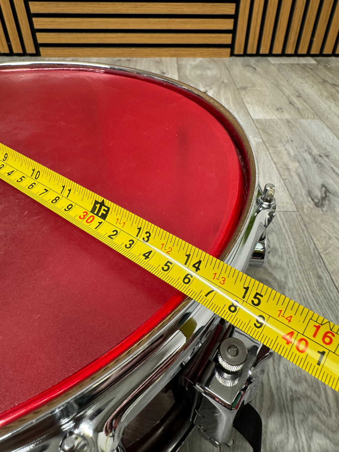 Natal Arcadia Snare Drum 14” x 6.5” / 8-Lug / Red Sparkle #OX27