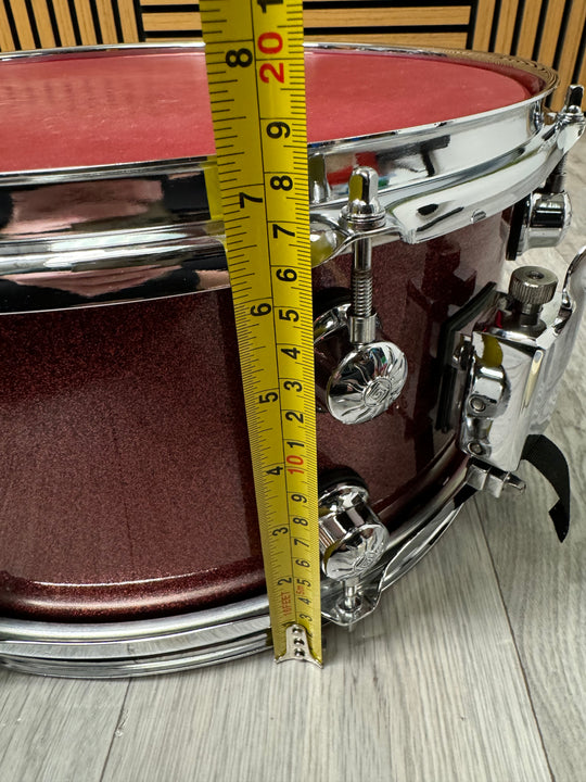 Natal Arcadia Snare Drum 14” x 6.5” / 8-Lug / Red Sparkle #OX27