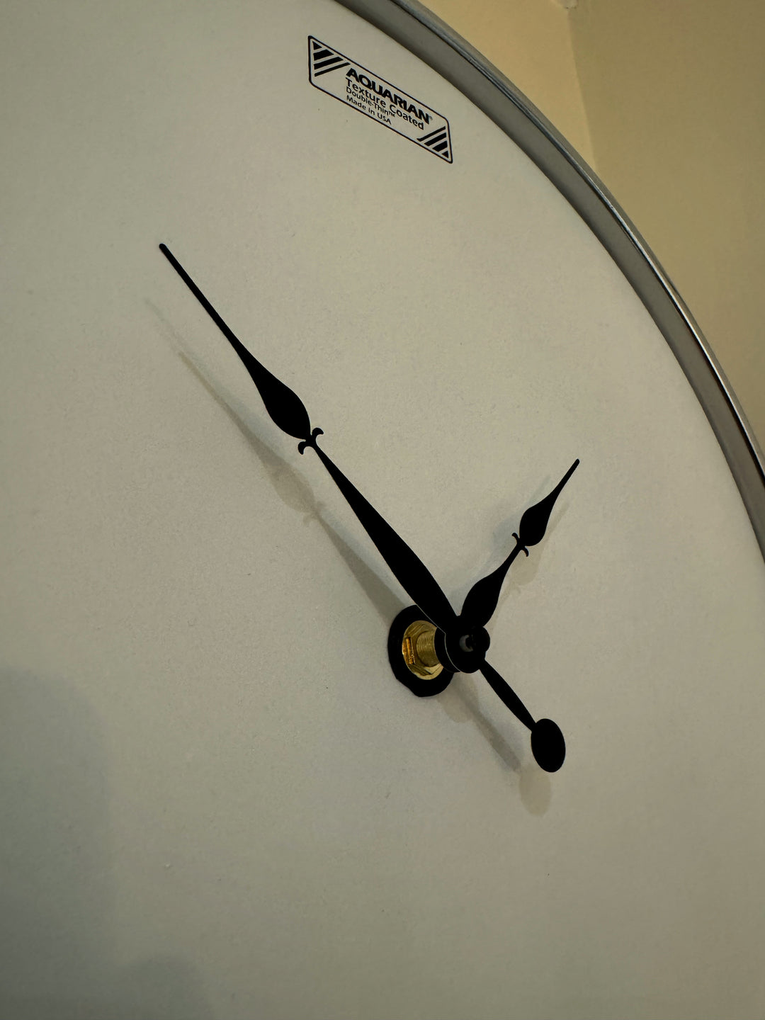 Aquarian Drum Clock / Wall Feature 16" Drum Clock / Leopard Print / Upcycle