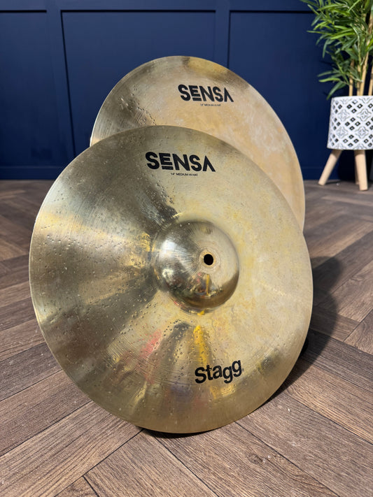 Stagg Sensa Medium Hi Hats 14”/36cm Hi Hat Cymbals (Pair) #NT2