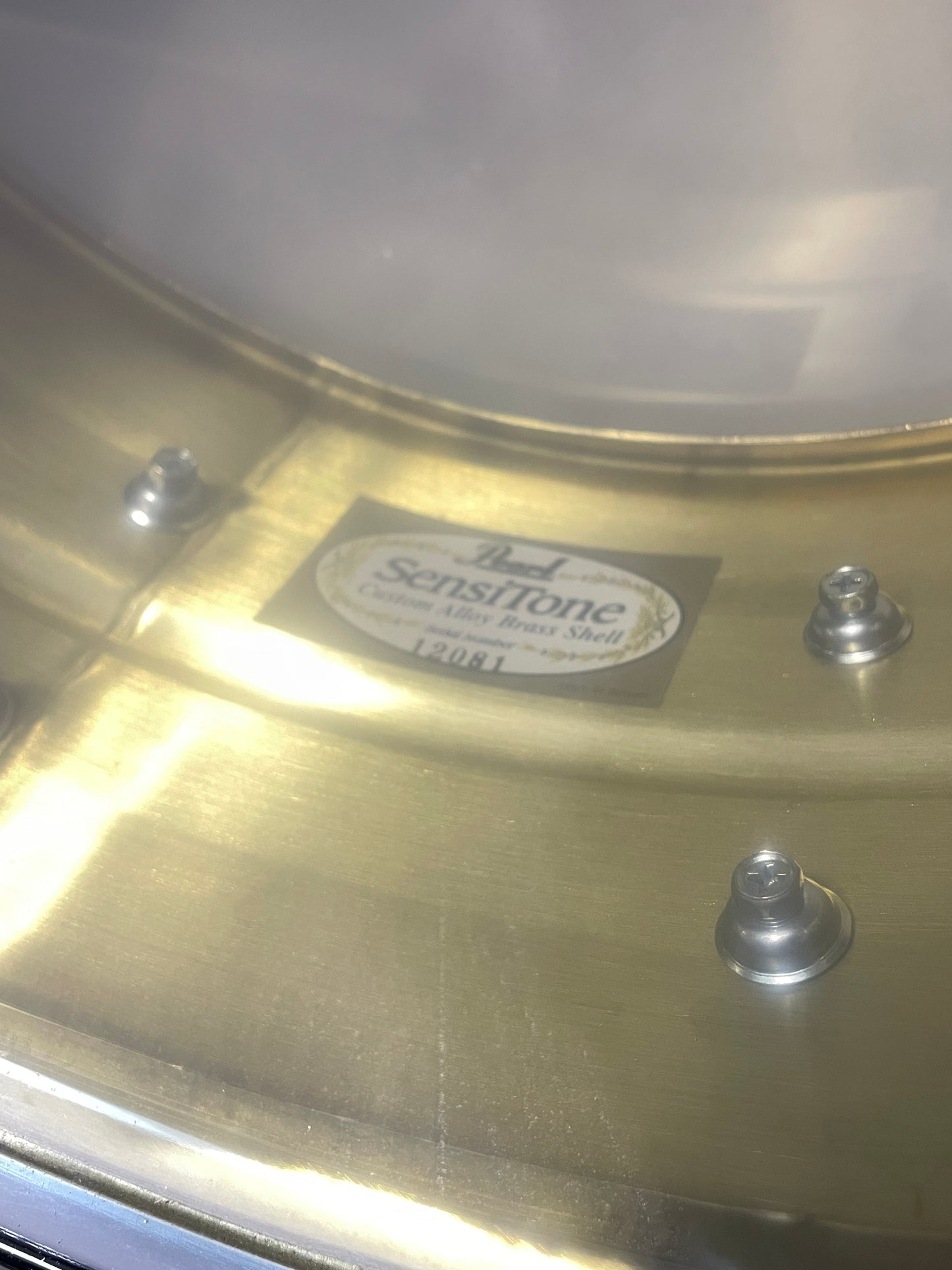 Pearl Sensitone Custom Alloy Brass Shell 14” x 5.5” Snare Drum #LD9