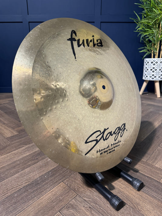 Stagg Furia Rock Ride Cymbal 20”/51cm Brilliant Finish / Drum Accessory #NT6