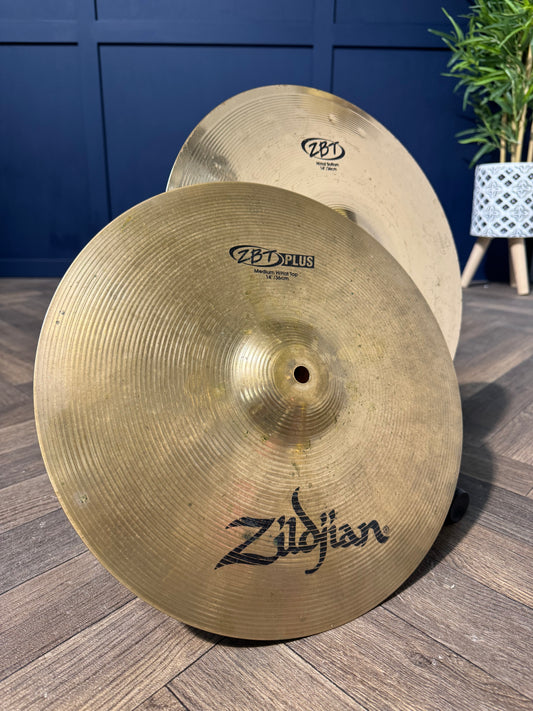Zildjian ZBT Plus Hi Hats 14”/35cm Cymbals (Pair) #NT9