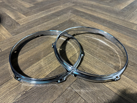 TAMA 10” Drum Hoops Rims 6 Lug Hardware Tension #MY44/NO18
