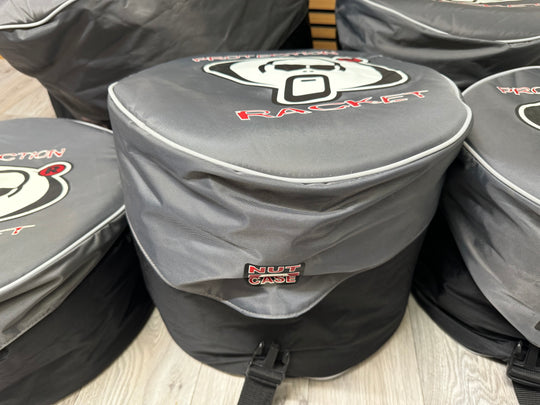 Protection Racket Nut Drum Case Set x4 / 22" 14" 12" 10" / Soft Cases #OX54