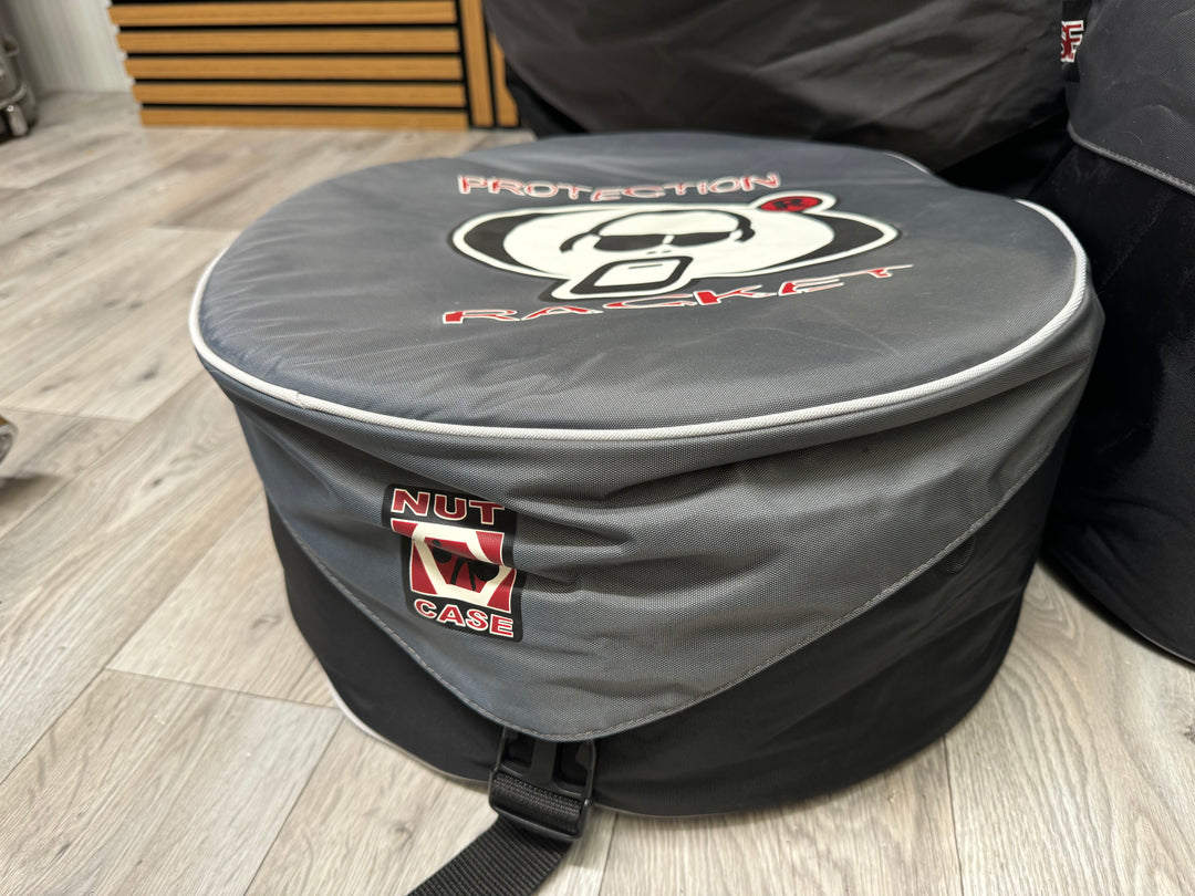 Protection Racket Nut Drum Case Set x4 / 22" 14" 12" 10" / Soft Cases #OX54