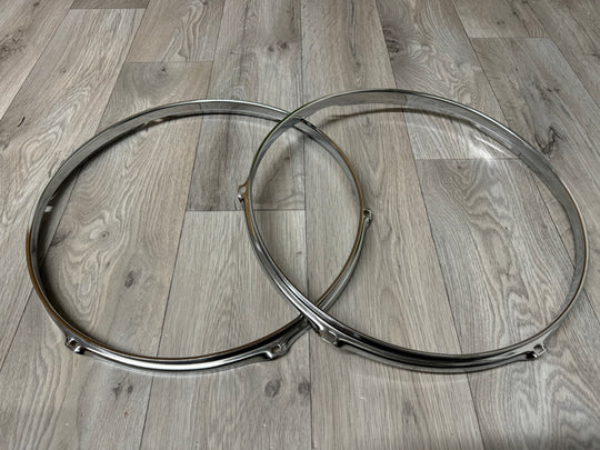 Pearl Tom Drum 14” 6-Lug Hoops Rims Hardware Tension #OX57