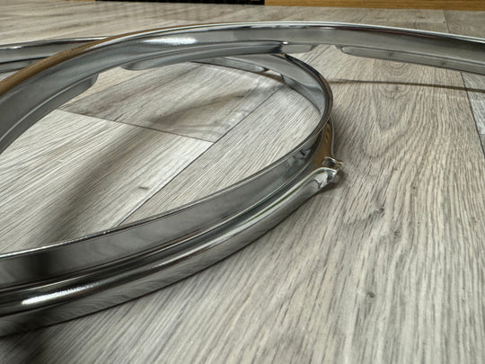 Pearl Tom Drum 14” 6-Lug Hoops Rims Hardware Tension #OX57