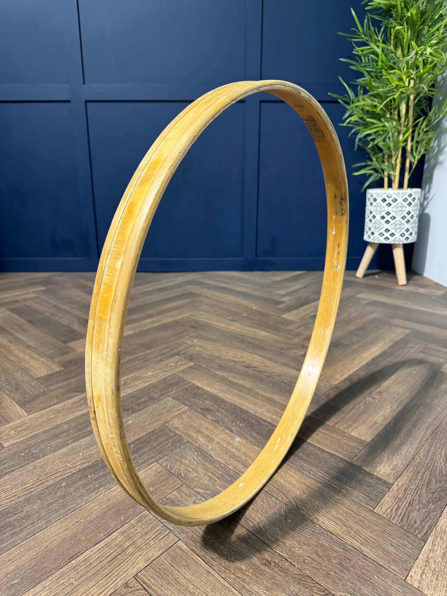 Wooden Bass Drum 22”  Hoop Rim Hardware x1 #AA5