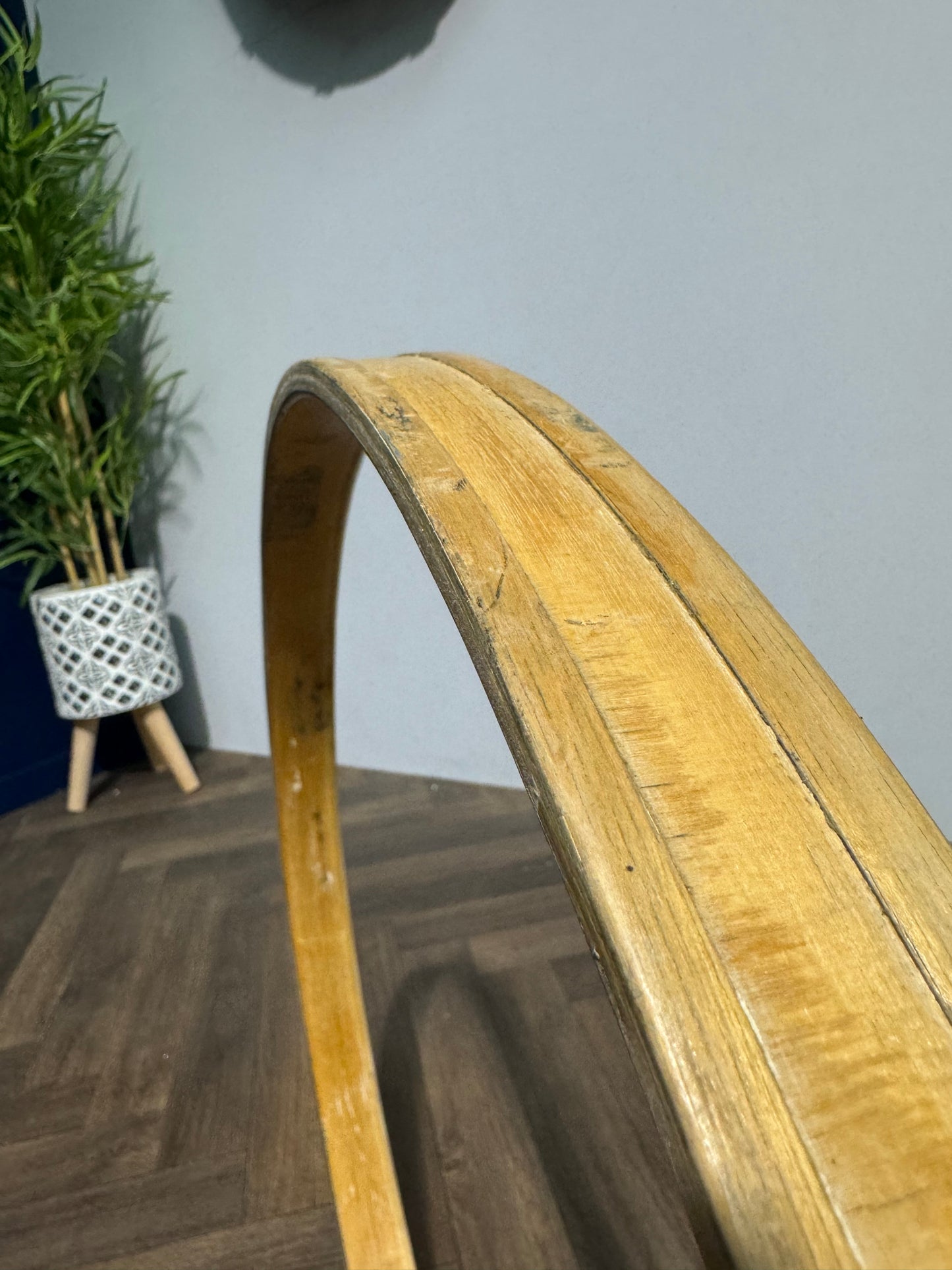 Wooden Bass Drum 22”  Hoop Rim Hardware x1 #AA5