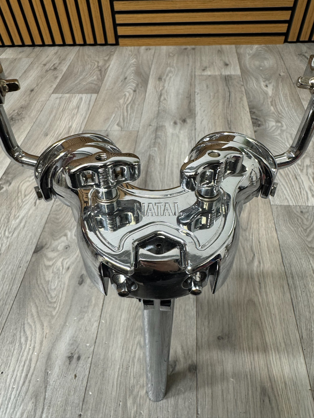 Natal 25mm Bass Drum Single Post Holders Arm Mount / Chrome #VX11
