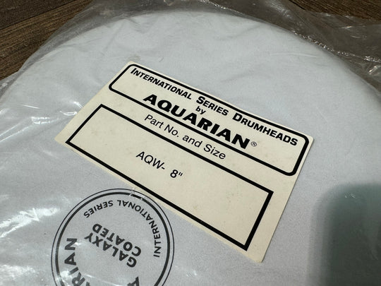 Aquarian Galaxy Coated 8" Tom Drum Head / White #AA11