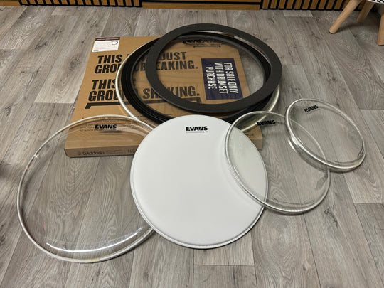 Evans G2 G1 & EMAD Drum Head Pack / Rock Fusion Size #OX91