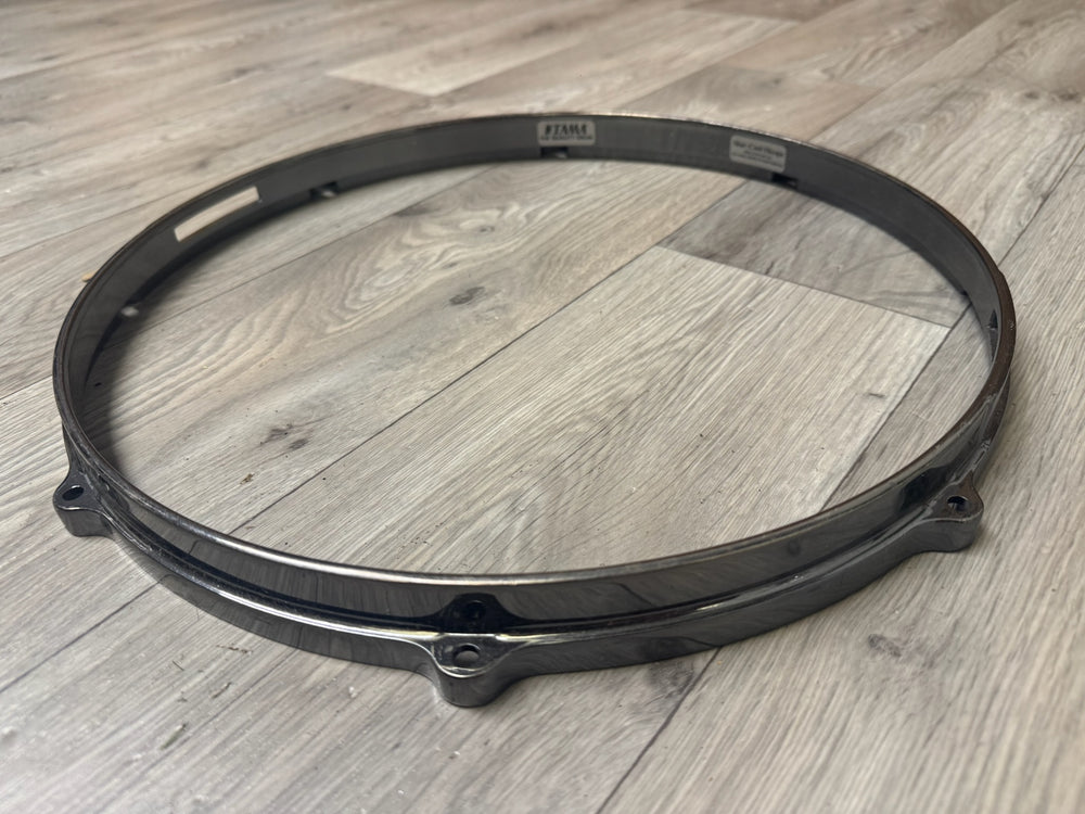 TAMA Star-Cast Snare Drum Hoop - Snare Side / 8-Lug / Black Nickel #VX15