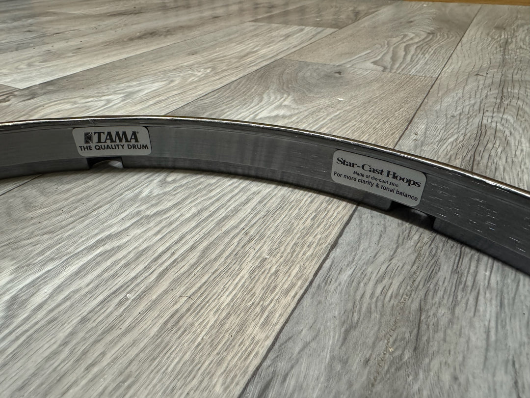 TAMA Star-Cast Snare Drum Hoop - Snare Side / 8-Lug / Black Nickel #VX15