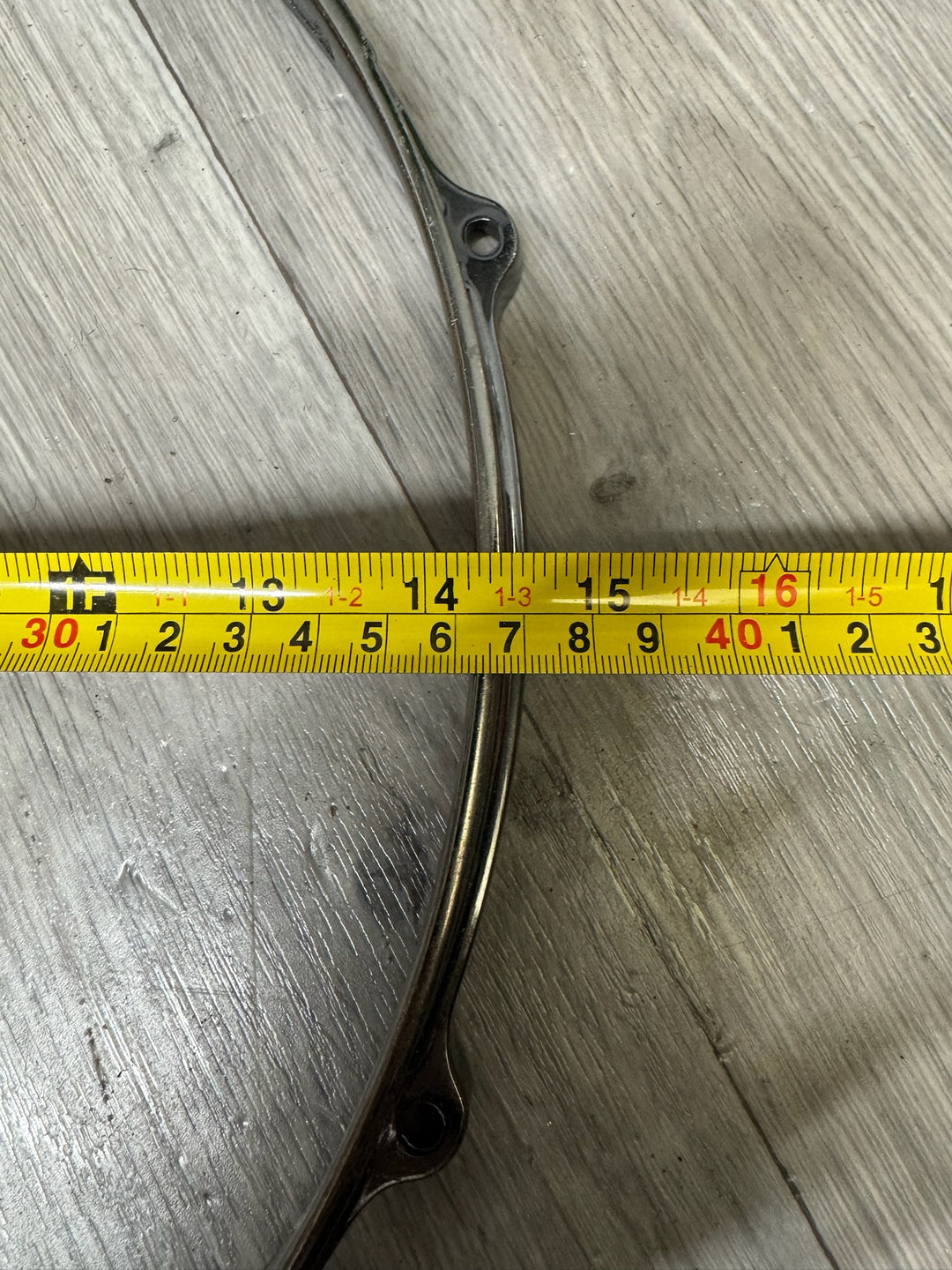 TAMA Star-Cast Snare Drum Hoop - Snare Side / 8-Lug / Black Nickel #VX15