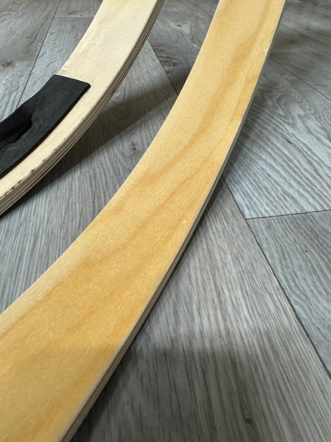 Natal Bass Drum 22” Wooden Hoops Rims Hardware / Red Sparkle #OX92