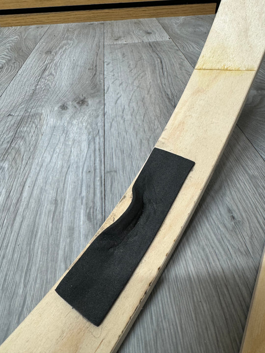 Natal Bass Drum 22” Wooden Hoops Rims Hardware / Red Sparkle #OX92