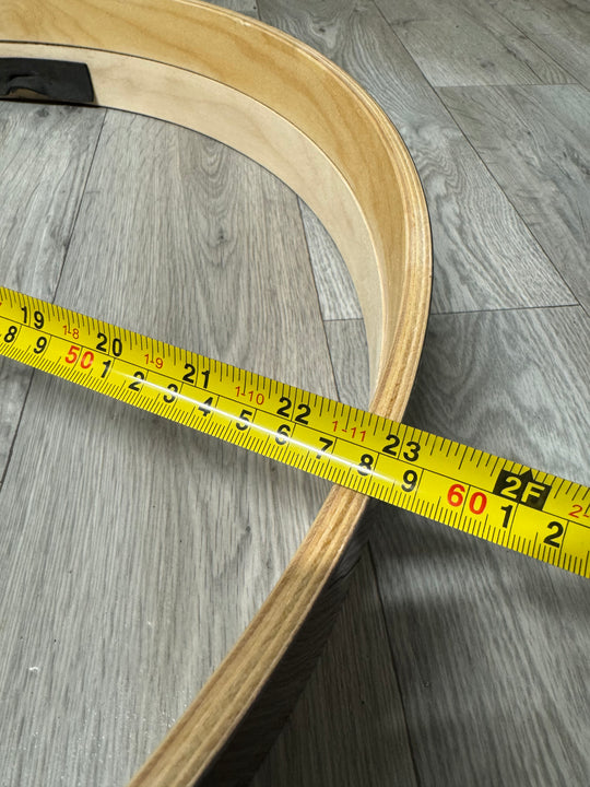 Natal Bass Drum 22” Wooden Hoops Rims Hardware / Red Sparkle #OX92