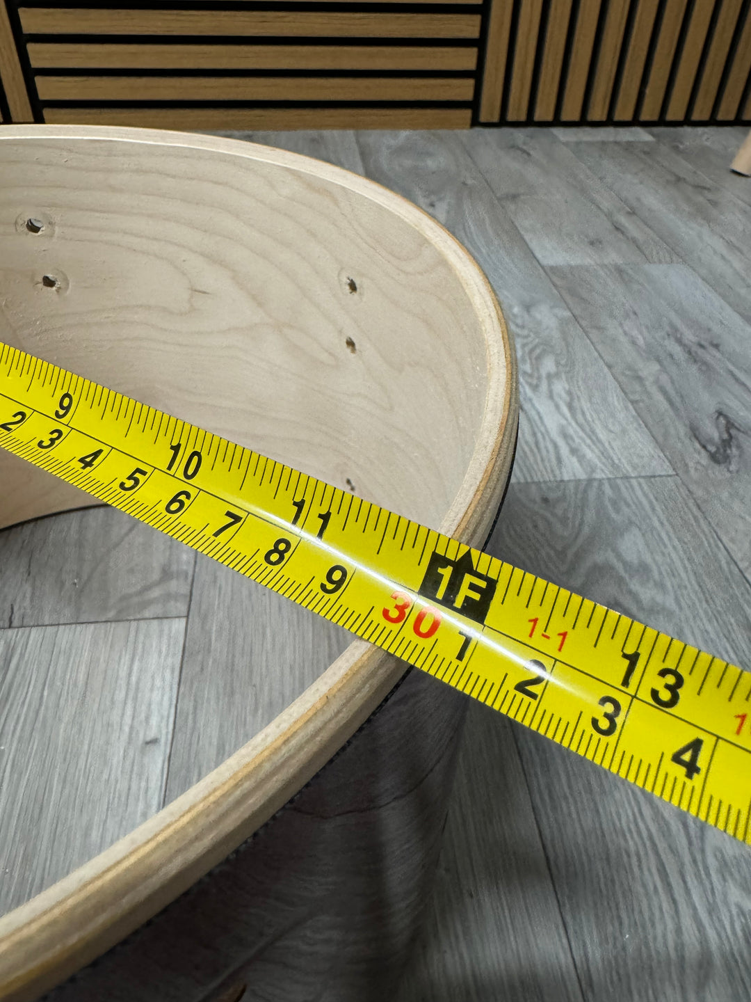 Natal Arcadia Tom Drum Shell 12”x8” Bare Wood Project #OX105