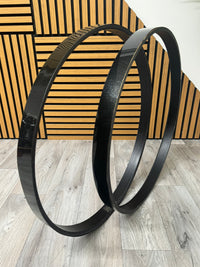 Yamaha Bass Drum 22” Wooden Hoops Rims Hardware (Pair) #WM27