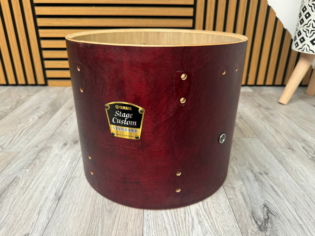 Yamaha Stage Custom Tom Drum Shell 12”x10” Bare Wood Project #WM31