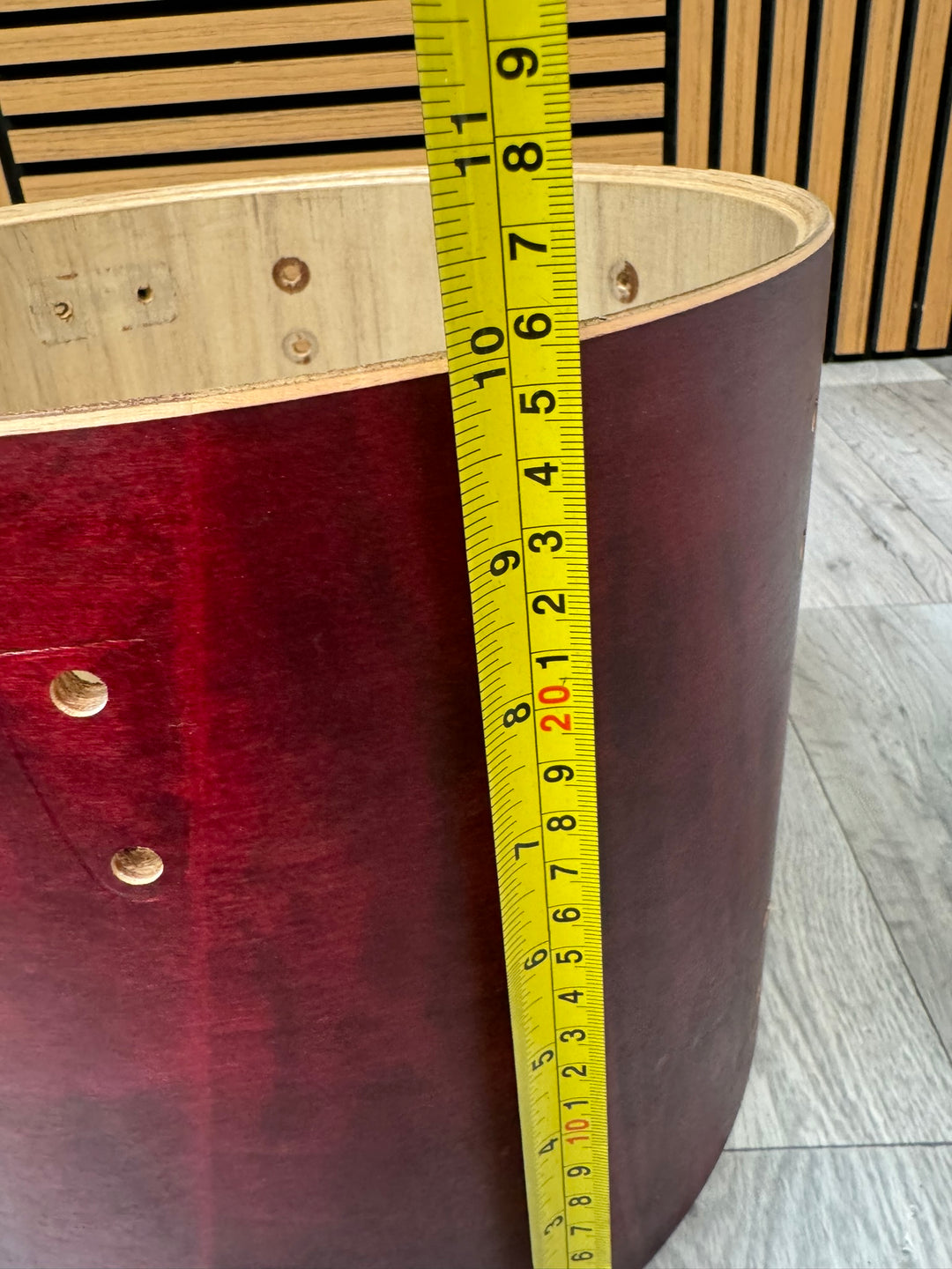 Yamaha Stage Custom Tom Drum Shell 12”x10” Bare Wood Project #WM31