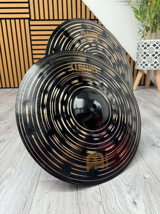Meinl Classics Custom Dark 14”/36cm Hi Hat Cymbals (Pair) #OH2