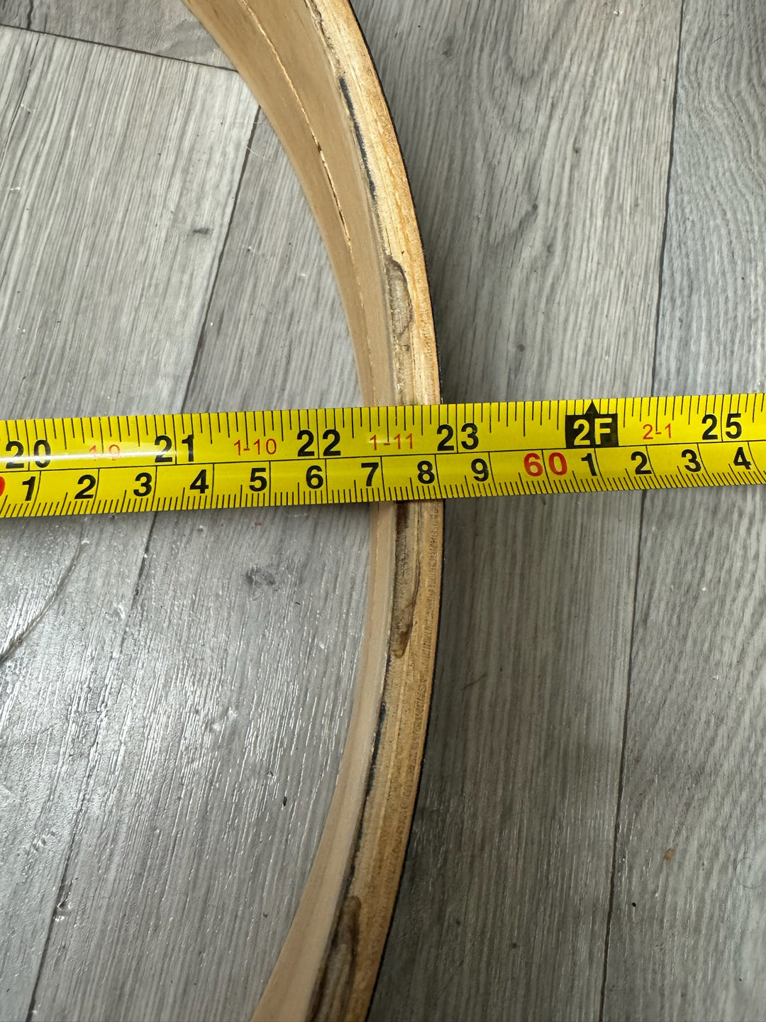 Premier Bass Drum 22” Wooden Hoops Rims Hardware (Pair) #VX50