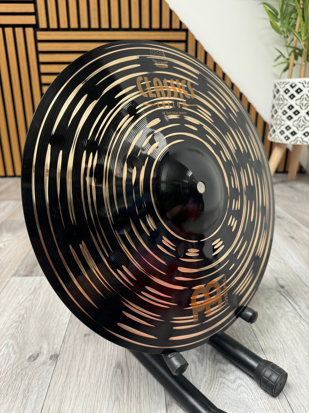 Meinl Classics Custom Dark 14”/36cm Hi Hat Cymbals (Pair) #OH2