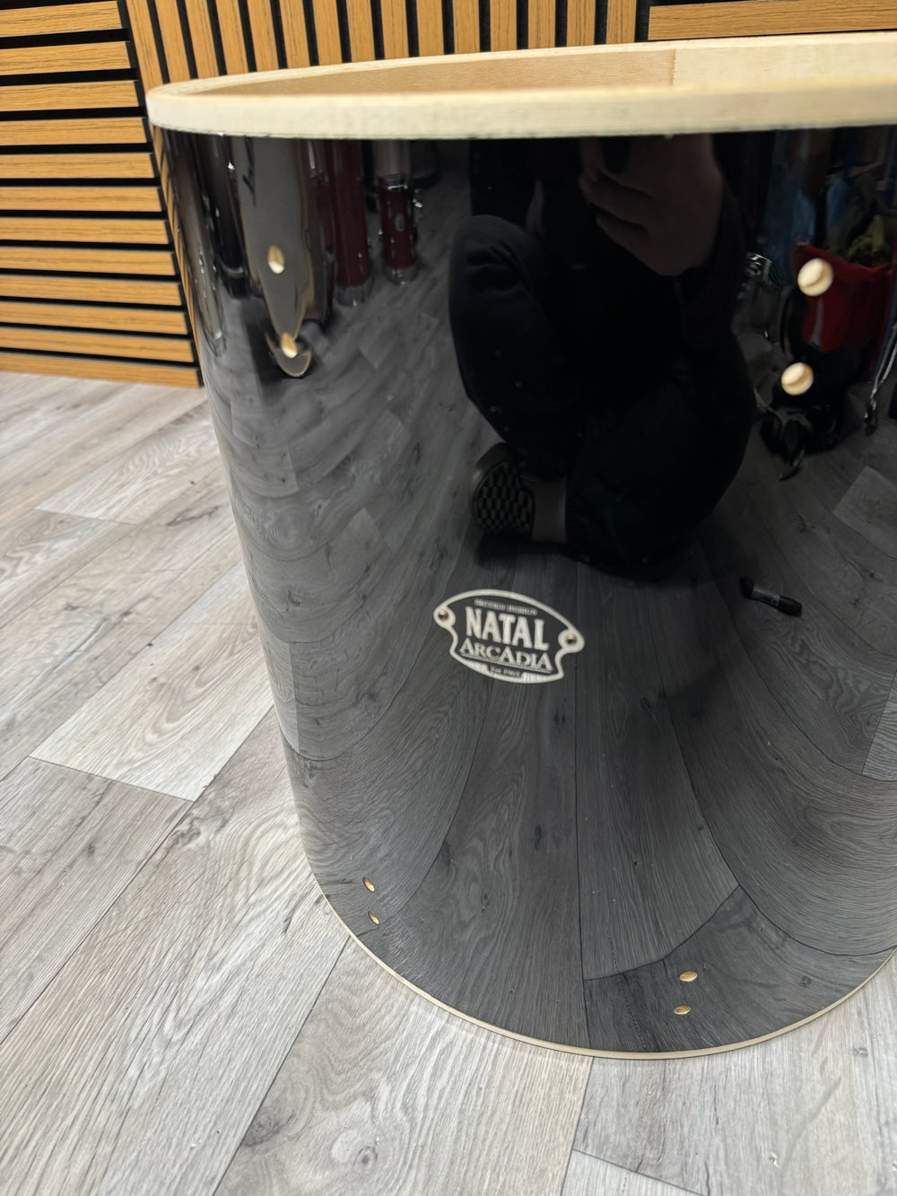 Natal Arcadia Floor Tom Drum Shell 16”x16” Bare Wood Project #VX52