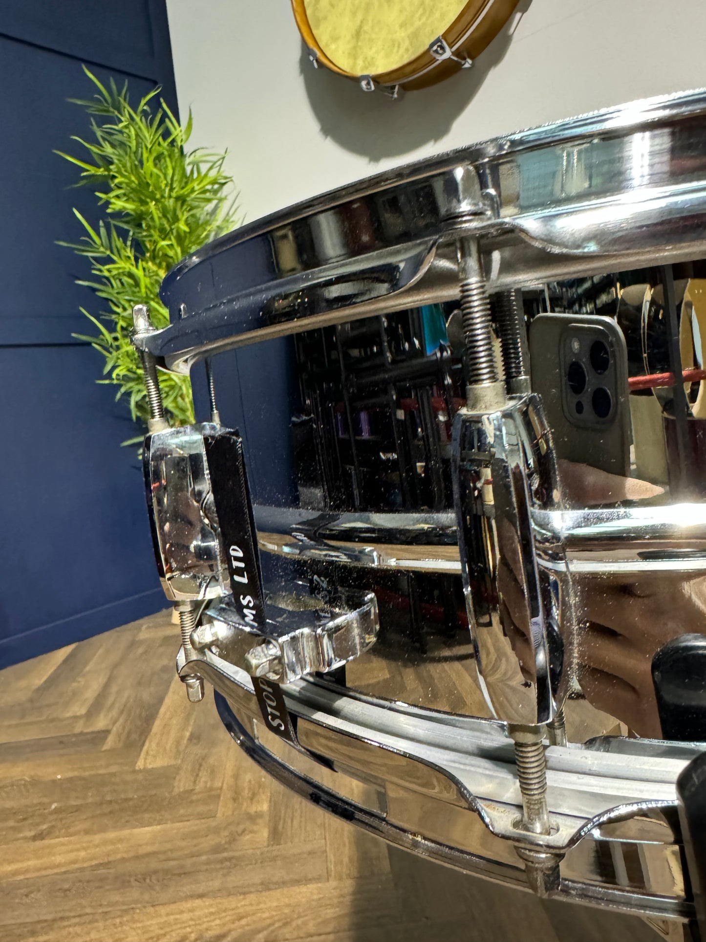 Pearl Mirror Chrome Steel Shell 14” x 5.5” Snare Drum / 8-Lug #NV40