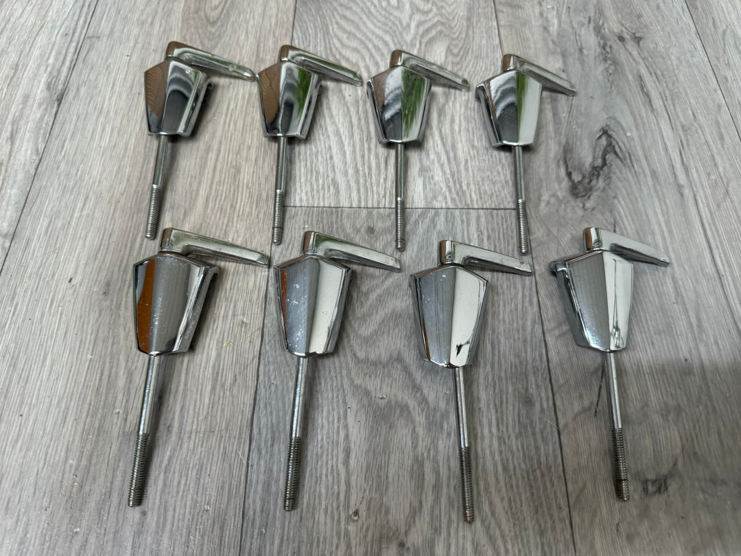 Vintage Premier Bass Drum Tension Rods & Claws Hardware x8 #WM35