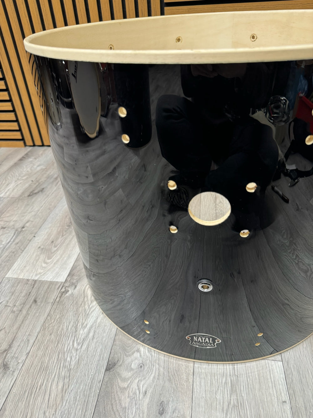 Natal Arcadia Bass Drum Shell 22”x18” Bare Wood Project #VX53