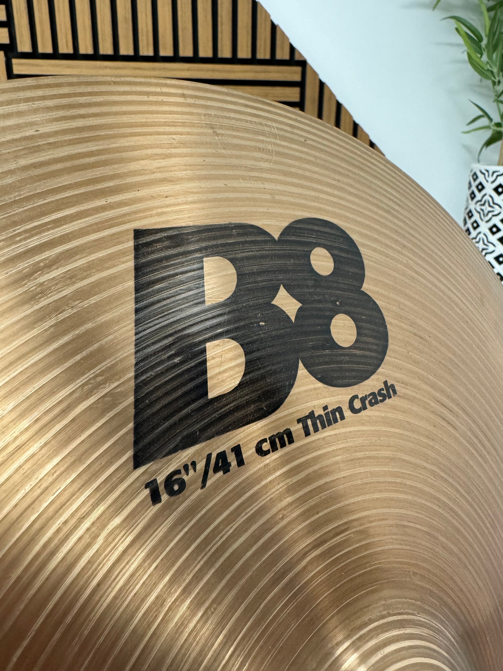 Sabian B8 Thin Crash 16"/40cm Cymbal / Accessory #OH5