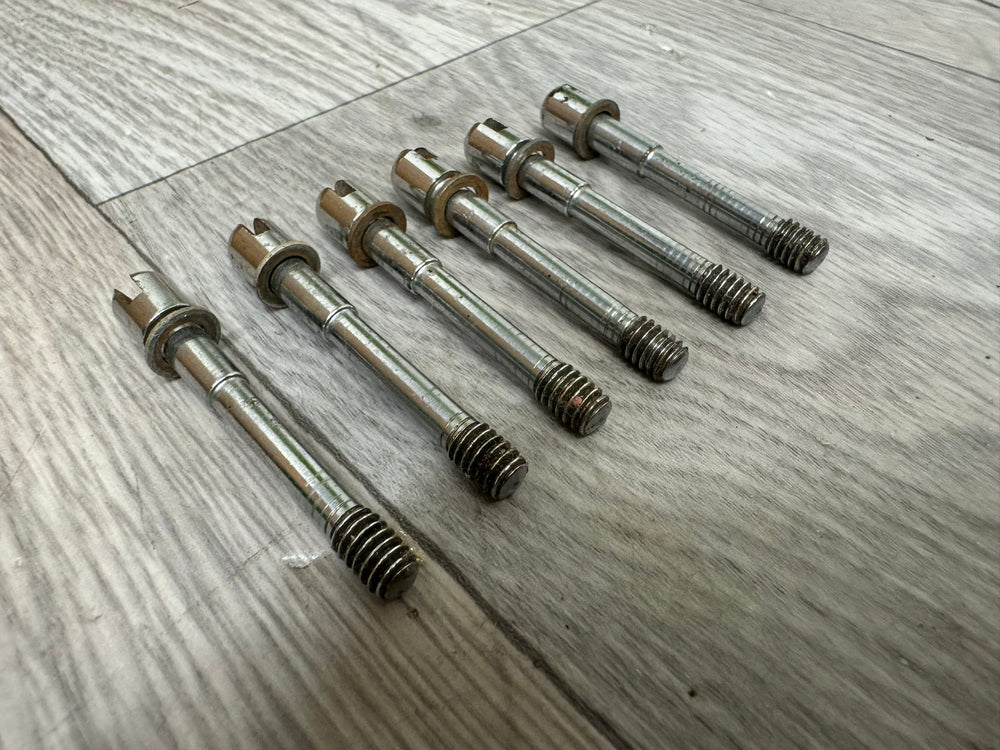 Premier Slotted Drum Tension Rods 50mm Screws Tom x6 #WM36