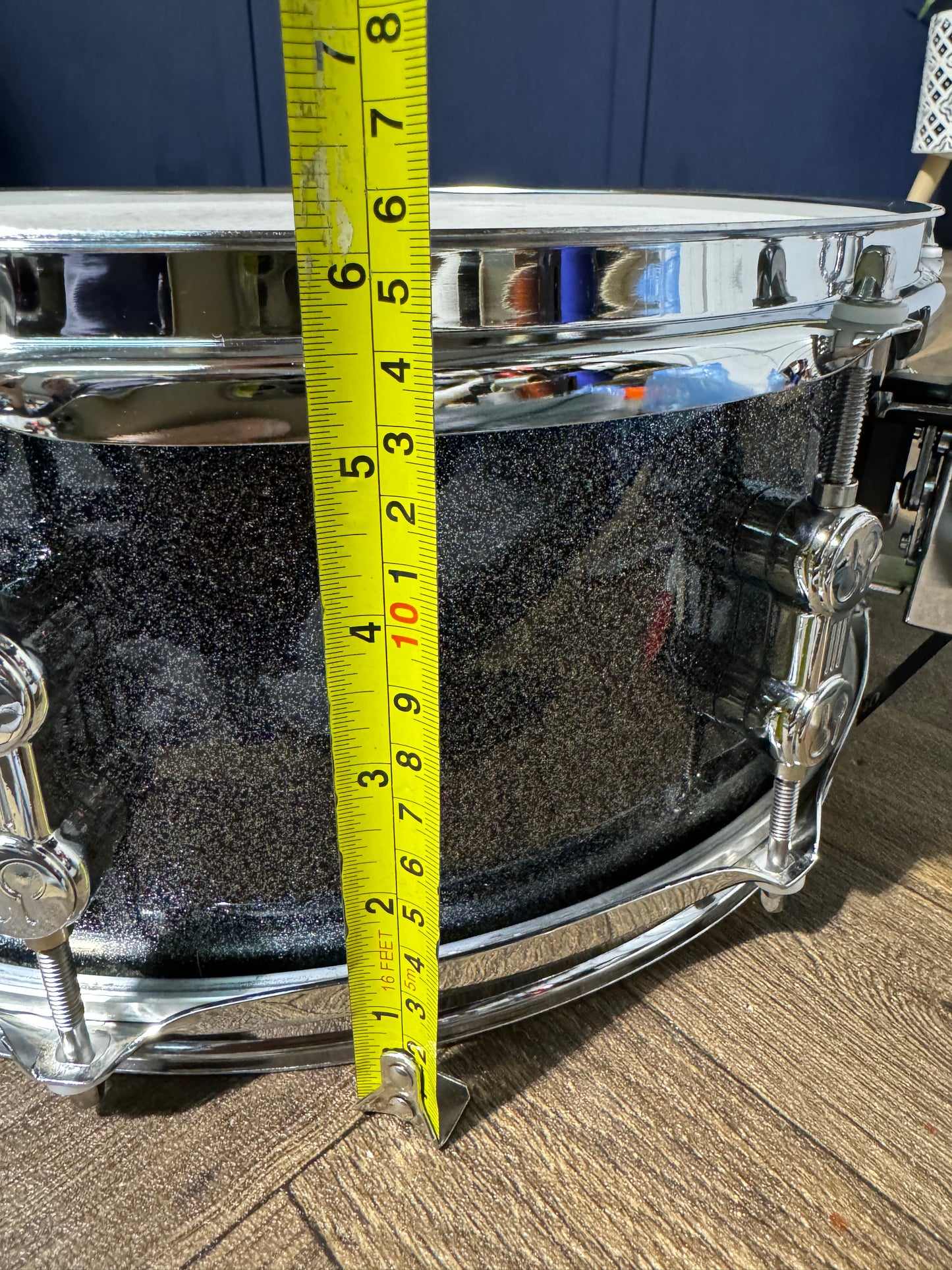 SONOR AQX 14” x 5.5” Snare Drum / 8-Lug / Blue Sparkle #NV41